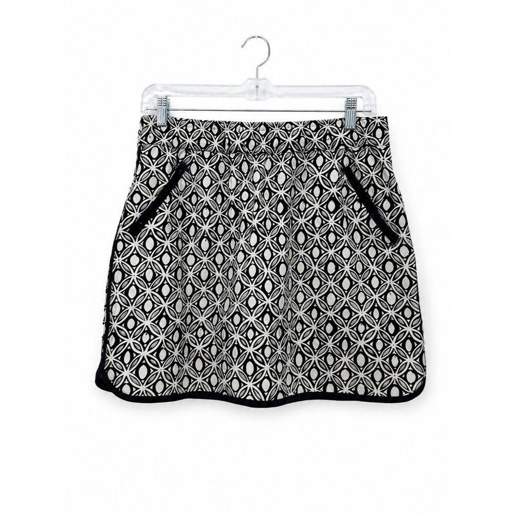 Talbots Navy Blue Pattern Petite Mini Athletic Skort Size Small Petite Skirt
